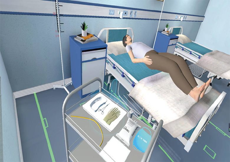沉浸式VR护理灌肠术技能训练软件丨沉浸式VR护理女性导尿术技能训练软件